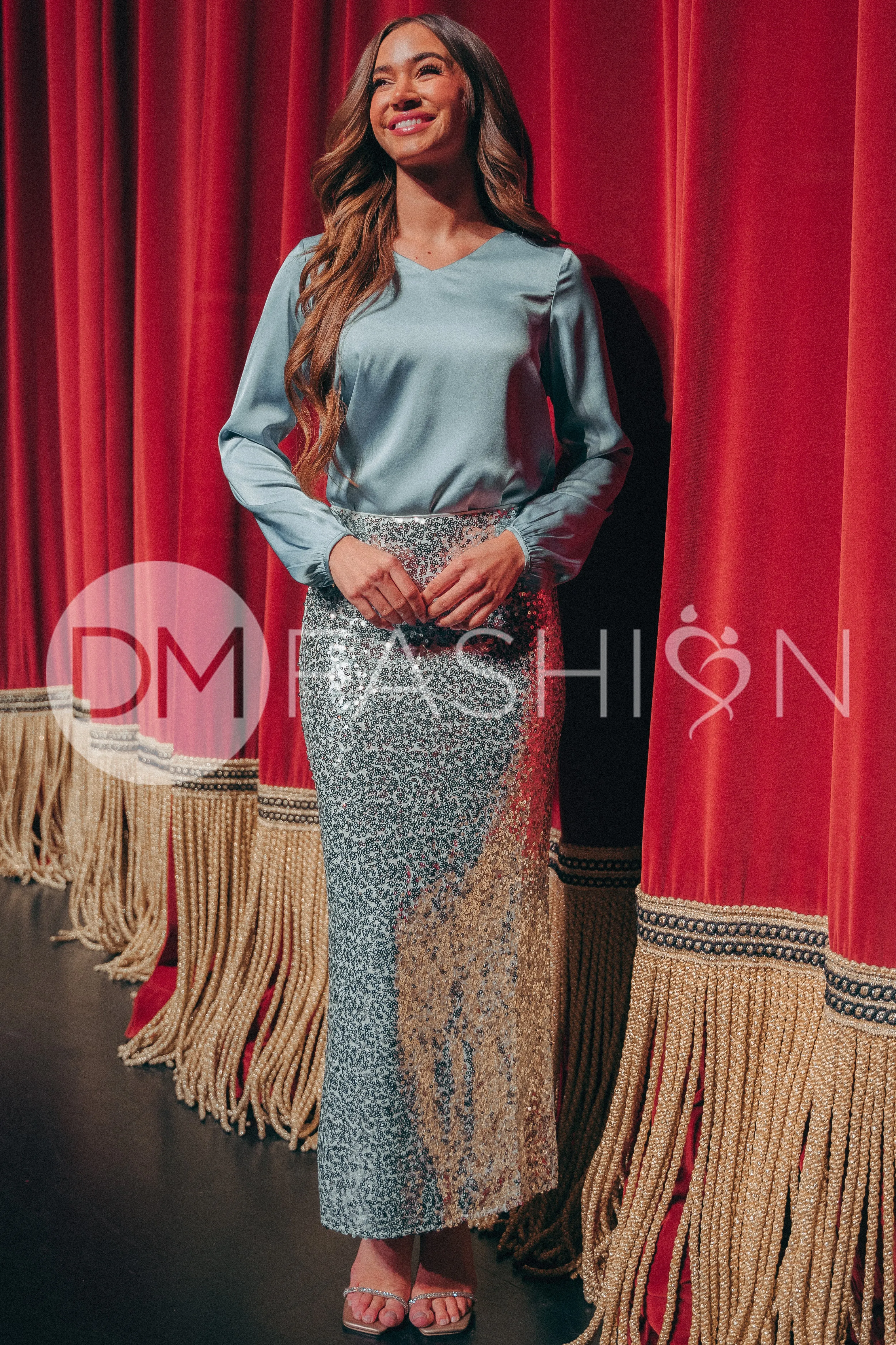 Up Town Blouse - Blue - DM Exclusive