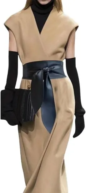 Women Obi Waist belt, Wrap Around Wide Waistband, 78 inches Long, 2.8 inches Width